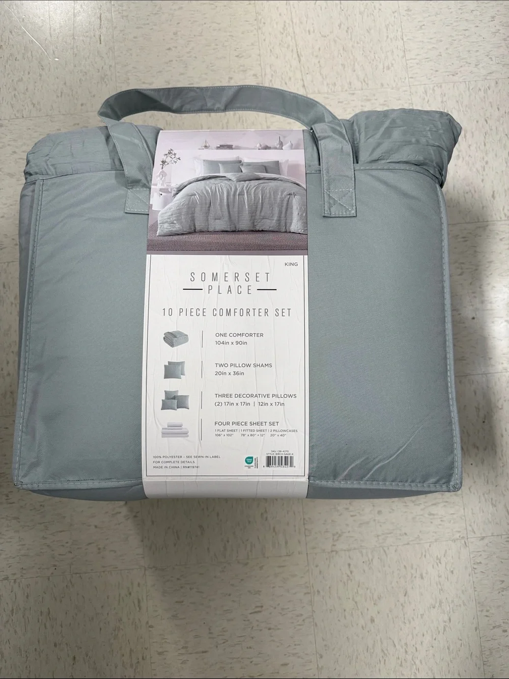 Somerset Place 10-Piece Super Soft Comforter Set